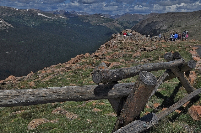 View from the Forest Canyon Overlook on the Trail Ridge Road
